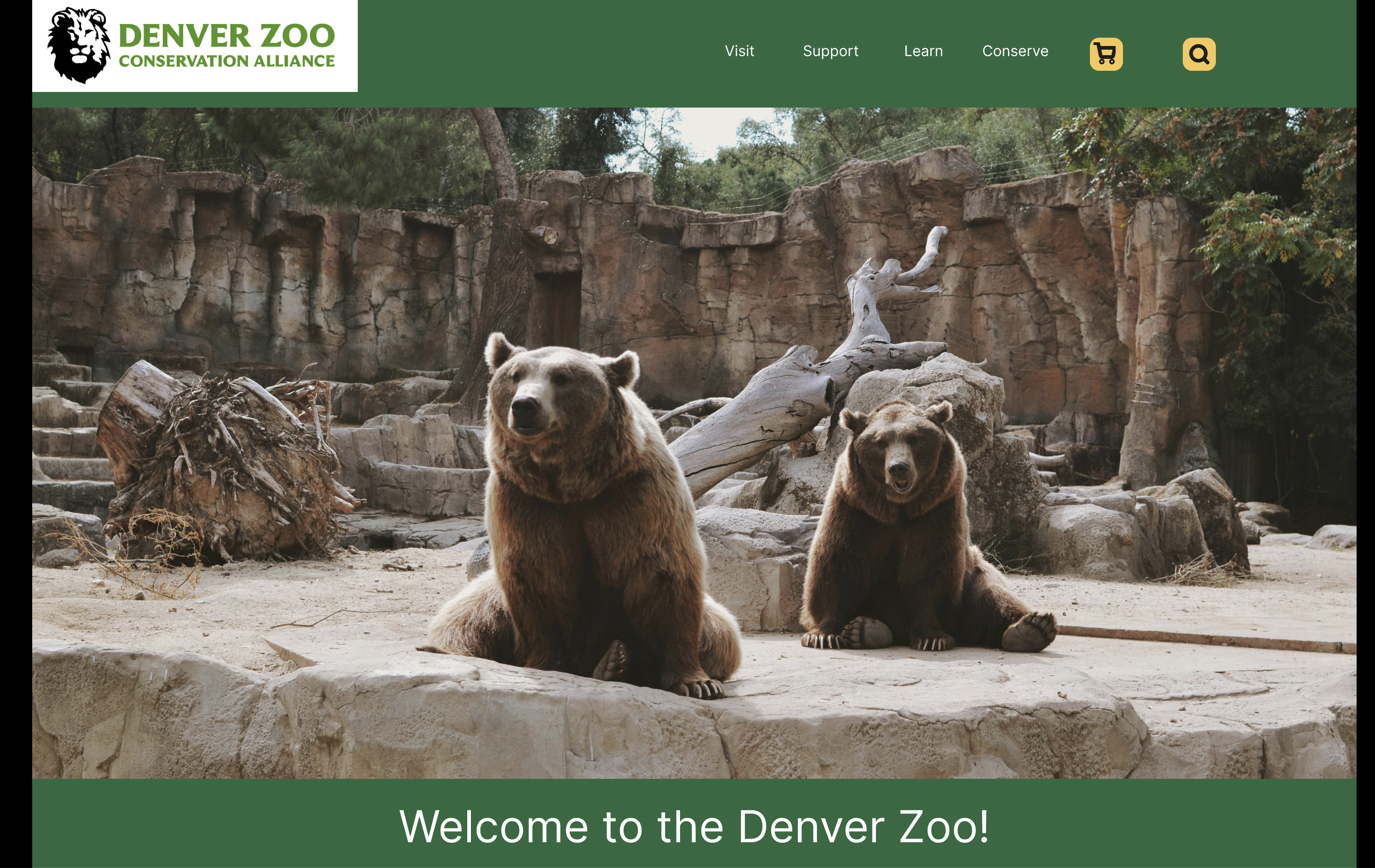 Denver Zoo Home Page